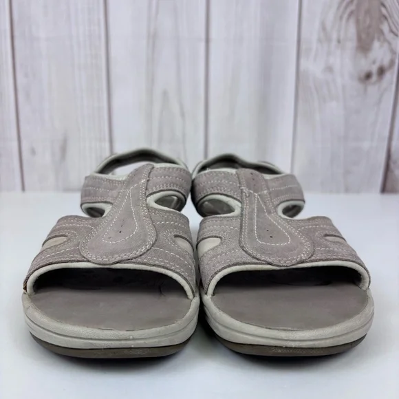 Easy Spirit Highline Leather Sandals Wedge Slip On Slingback Lightweight 10 - Picture 7 of 15